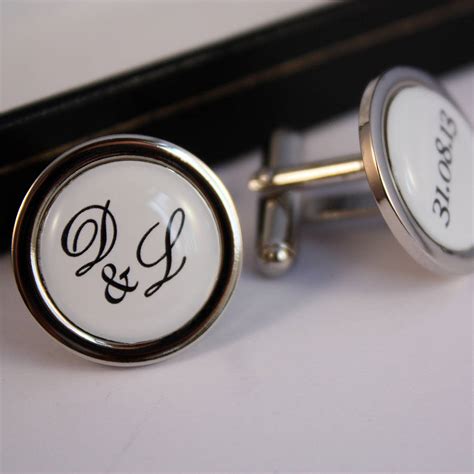 personalized cufflinks wedding day cartier